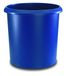 Läufer 26605 prullenbak Allrounder 18 liter, blauw, rond, vuilnisemmer met handvat, stevige kunststof, afvalemmer, uitwasbaar
