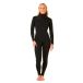 Rip Curl Dawn Patrol 3/2 Mm Gb Combinaison en néoprène à manches longues pour femme avec fermeture éclair sur la poitrine