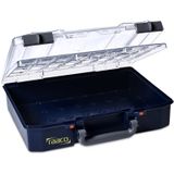 raaco CarryLite 80 Assortimentsdoos - Blauw - Polycarbonaat/Polypropyleen - 337 x 278 x 82 mm