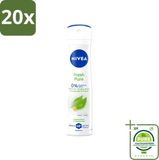 Nivea 20 x Deodorant Spray Fresh Pure - 150 ml