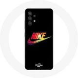 Nike Hoesje voor Samsung Galaxy A13 5G Logo Zwarte Achtergrond Maniacase