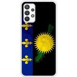 Samsung Galaxy A32 Drapeau guadeloupe Verstevigd hoesje met sublimatie bedrukking