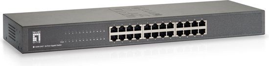LevelOne GSW-2457 Switch 24x GE 19 Metall