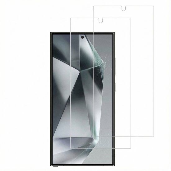 Accezz Screen Protector - Geschikt voor Samsung Galaxy S24 Ultra - 2 Pack Glass Screenprotector