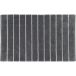 Cawö Cawö Home Tapis de bain réversible Balance rayé 1008 73 anthracite 60x100