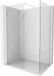 Mexen Kioto-X paroi de douche Walk-in 120 x 70 cm, transparent 10 mm, blanc