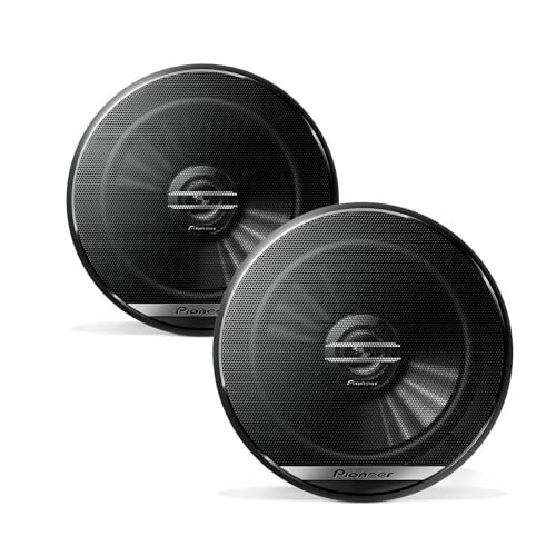 Pioneer TS-G1620F 6-1/2" 2-weg coaxiale luidspreker 300W Max. / 40W Nom., 12,90In. X 7,40 In., ZWART