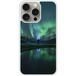 Apple iPhone 15 Aurores boreales Verstevigd hoesje met sublimatie bedrukking