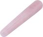 oCreon Rozenkwarts stokje, kristalstokje voor ontspanning, genezing, pijnverlichting, massage, Gua Sha voor lichaam, ogen, nek, rug, acupunctuur therapiestokje, drukpunten