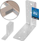 KOTARBAU® 12 Pièces Équerre de fixation, Acier galvanisé, 150 x 150 x 65 mm, Argent