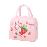Icecat 5,5 Litres, ambré | Sac à lunch isotherme rose avec motif fraise