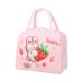 Icecat 5,5 Litres, ambré | Sac à lunch isotherme rose avec motif fraise