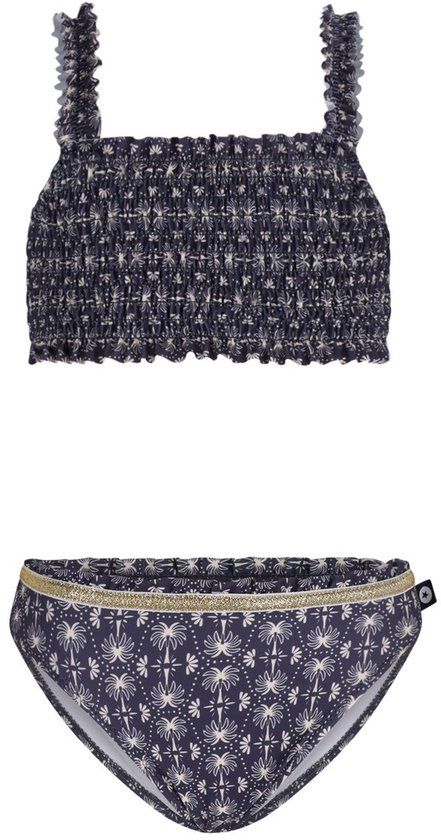 Like Flo - Tess Flo girls smock bikini - Palm - Maat 122-128