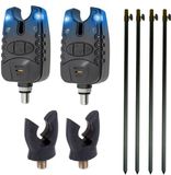 Eurocatch Beetmelder Bankstick set 2 rod - Karpervissen - Beetverklikker - Hengelsteun