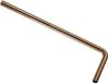 Wiesbaden UniMatch Vloerbuis 75 x 22 x 3,2 cm - Geborsteld Brons