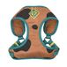 Scooby-Doo Warner Brothers hondentuig | Zacht en comfortabel groot hondenharnas hondentuig anti-trek bruin en blauw hondenharnas | Leuke hondenharnassen voor grote honden, FF15832