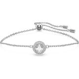 Swarovski Constella Armband, Ronde Vorm, Pavé, Wit, Rodium Toplaag