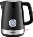 Inventum HW917B - Retro Waterkoker - 1.7 Liter - Zwart/RVS
