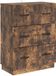 vidaXL Ladekast Gerookt eiken 66 x 34,5 x 87 cm Bewerkt hout
