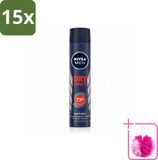 NIVEA MEN Anti-transpirant spray Dry Impact 200 ml - 15 stuks
