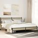 Maison Exclusive - Cadre de lit en métal sans matelas Chêne Sonoma 193x203 cm