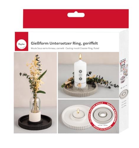 Rayher Knutselaccessoires, grijs, ø 17 cm x h 2 cm