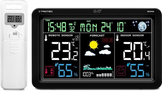TROTEC - Digitaal weerstation met klimaatmonitor BZ29OS