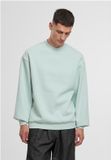 Urban Classics Fluffy Crewneck sweater/trui - 5XL - Mintgroen