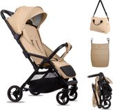 Babylux Buggy Kinderwagen GIAU Reisbuggy met Ligfunctie, Kleur: Coffe