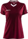 Craft Progress Jersey Contrast W - Maroon - M