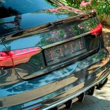 Oneway Achterspoiler compatibel met Audi A4 (B9) Sedan Facelift 2019-2024 - Glanzend zwart
