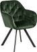 Bendt Eetkamerstoel 'Mei' Velvet, kleur Forest Green