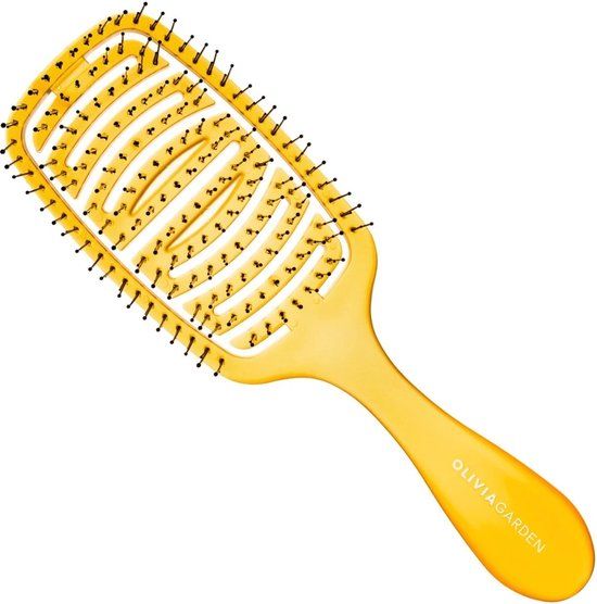 Olivia Garden PRIDE iDetangle Brush - Medium Orange