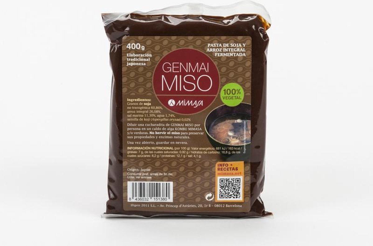 MIMASA Genmai Miso 400g