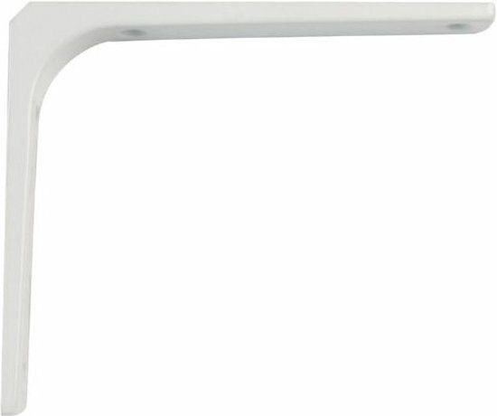 AMIG Plankdrager/planksteun van metaal - gelakt wit - H100 x B100 mm