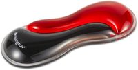 Kensington Slim Ergonomische Duo Gel Muis/Trackball Polssteun - Rood/Zwart