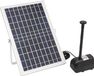 Pompe solaire Pompe solaire pour fontaines - 17V 10W pompe à eau - IP68 étanche - Utilisable pour les étangs de jardin et les fontaines - Noir