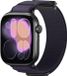 By Qubix Qubix - Magnetisch Nylon Apple Watch Bandje - Paars - 44/45/46/49 mm