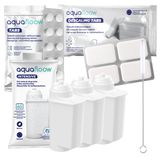AquaFloow set pour machines à café Siemens : 3 filtres à eau + détartrant + tablettes de nettoyage et dégraissage + brosse de nettoyage