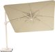 Platinum Sun & Shade – Zweefparasol – Nexus T² Premium - 300x300 cm – Sandstone look - Champagne