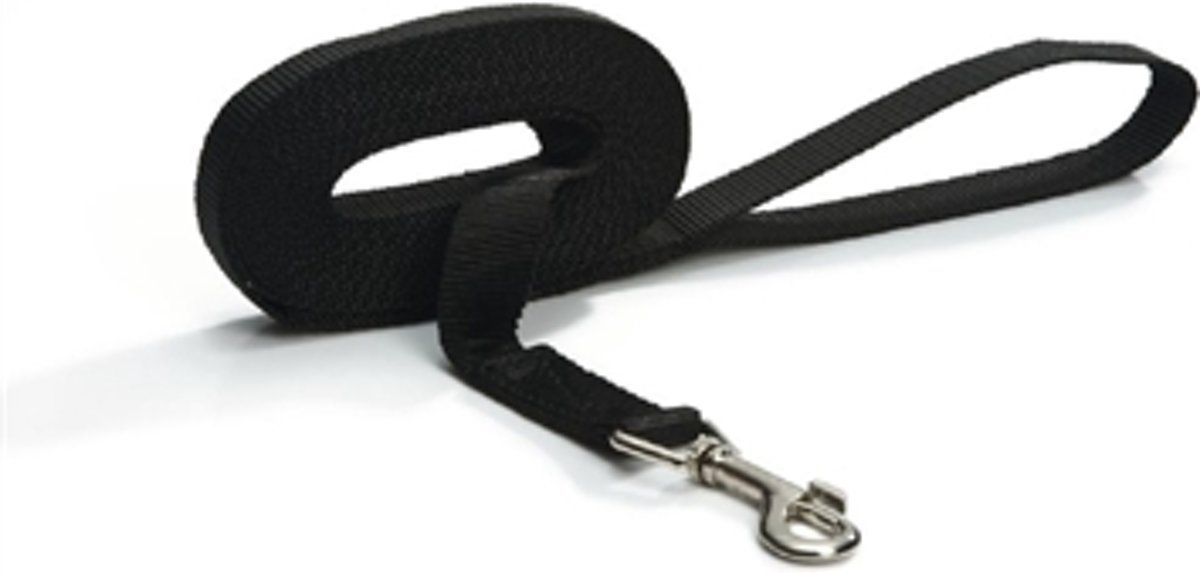 Beeztees Weblijn - Nylon - Zwart - 10M