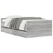 vidaXL Bedframe met lades, grijs Sonoma eiken, 75x190 cm