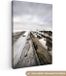 OneMillionCanvasses Canvas Schilderij - Water - Stenen - Geul - Landschap - 120x180 cm - Canvas doek - Muurdecoratie