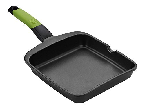 Bra Priorgrill, zwart, 28 cm, geschikt voor alle soorten keukens en inductie