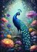 Bluebird Puzzle Legpuzzel Flowers & Peacock - 500 stukjes