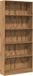 vidaXL Boekenkast - 80x24x176 cm - Bewerkt Hout - Artisanaal Eikenkleurig