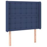 VidaXL Hoofdbord met randen Bleu