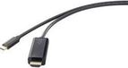 Renkforce USB-C / HDMI Adapterkabel USB-C stekker, HDMI-A-stekker 3.00 m Zwart UHD 4K @ 60 Hz RF-4531594