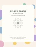 Relax & Bloom: An Adult Coloring Book for Stress Relief & Relaxation