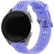 Strap-it Samsung Galaxy Watch 4 Classic 46mm Gemustertes Silikonarmband (Flieder)